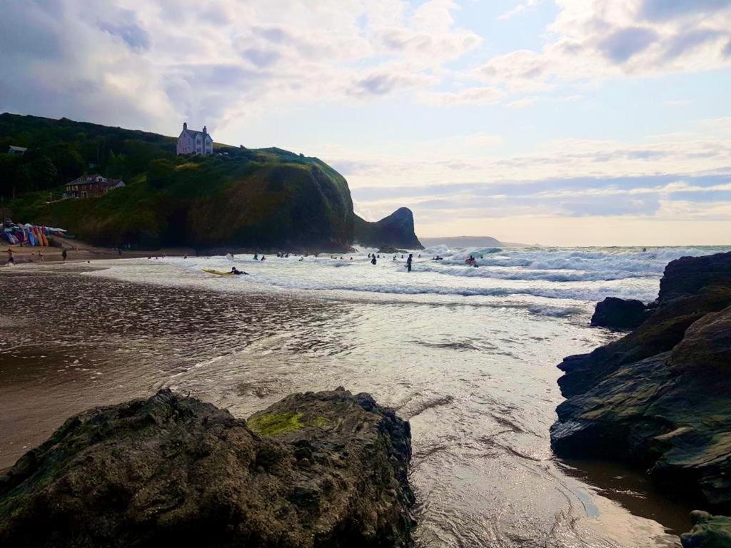 Wild Coastal Retreat At Troed Y Rhiw Aberporth, West Wales别墅 外观 照片