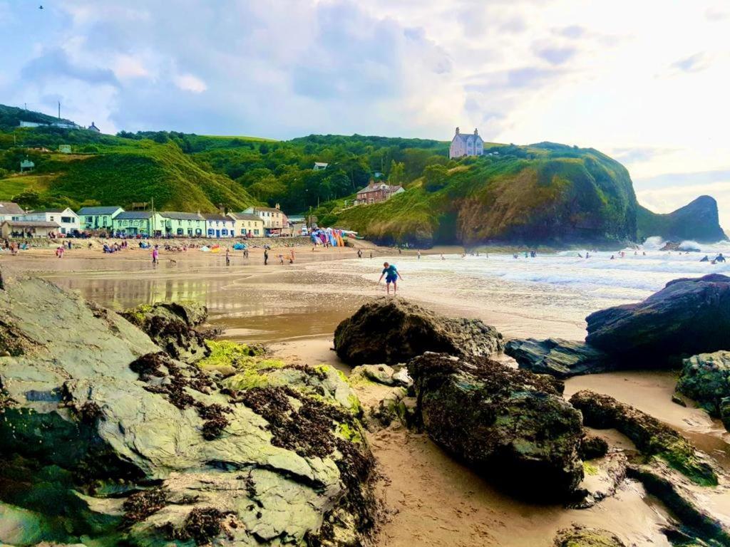 Wild Coastal Retreat At Troed Y Rhiw Aberporth, West Wales别墅 外观 照片